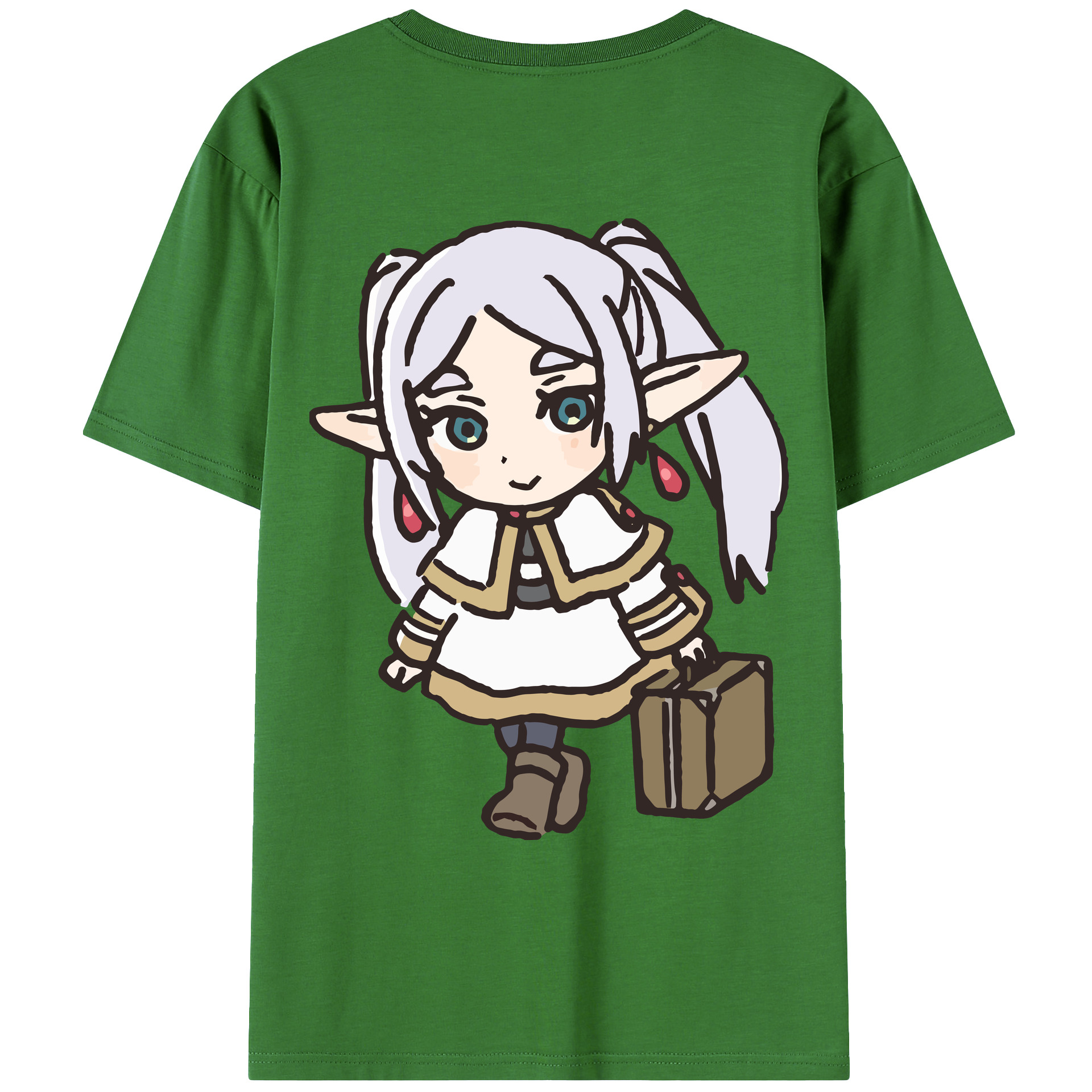 （画像用） 葬送のフリーレン Frieren レディース半袖Tシャツ(バックプリント)